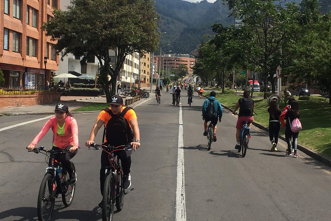 Ciclovía in Bogotá