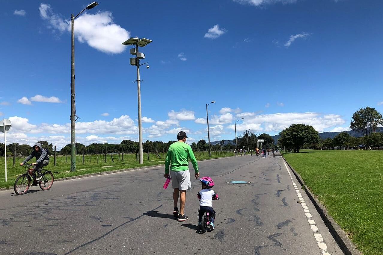 Ciclovía in Bogotá