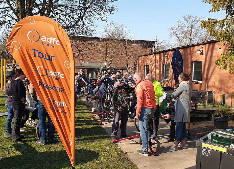 Fahrrad Check-Up, Grundschule Oberwinzerfeld