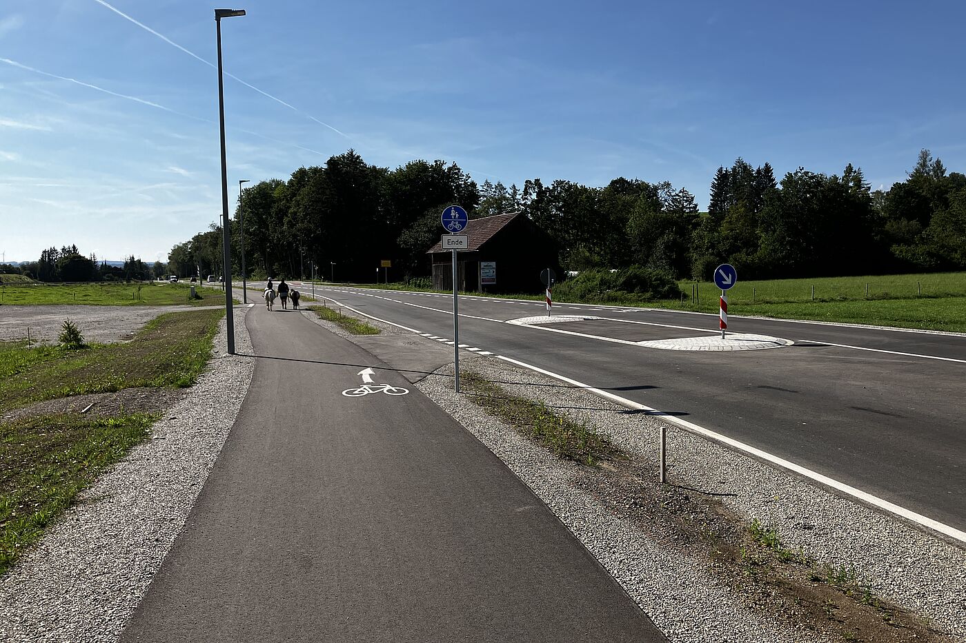 Geh- und Radweg Ende