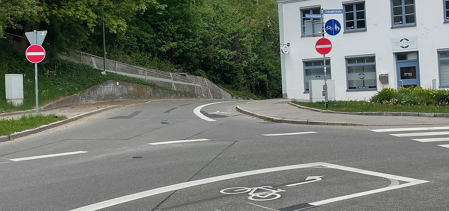 Einbahnstraße Einbahnstraße für Radfahrer frei