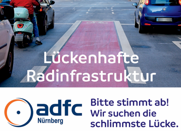 Online-Voting Radwegelücken