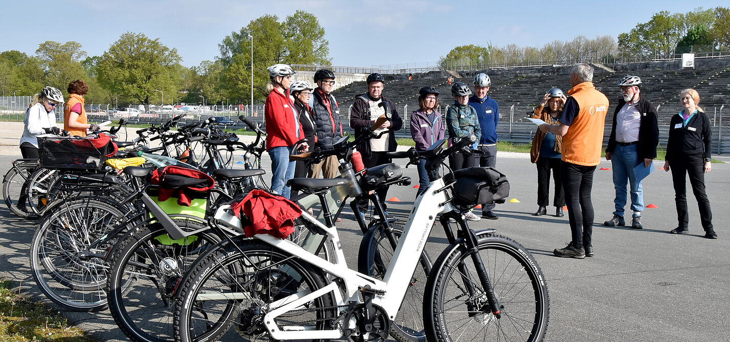 Fahrsicherheitstraining an der Steintribüne